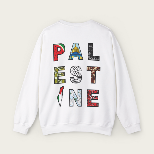 Palestine Letters Crewneck