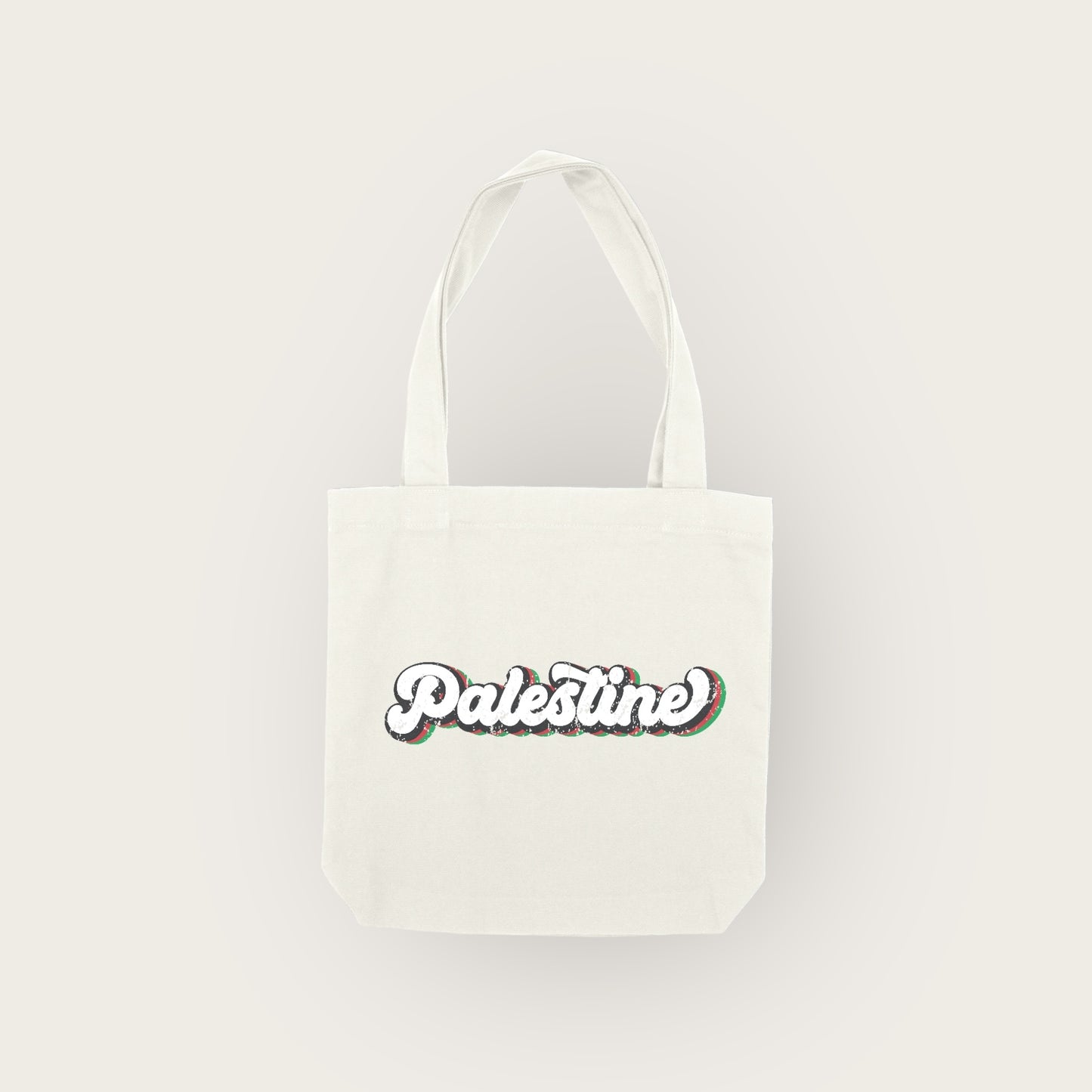Distressed Retro Palestine Tote Bag
