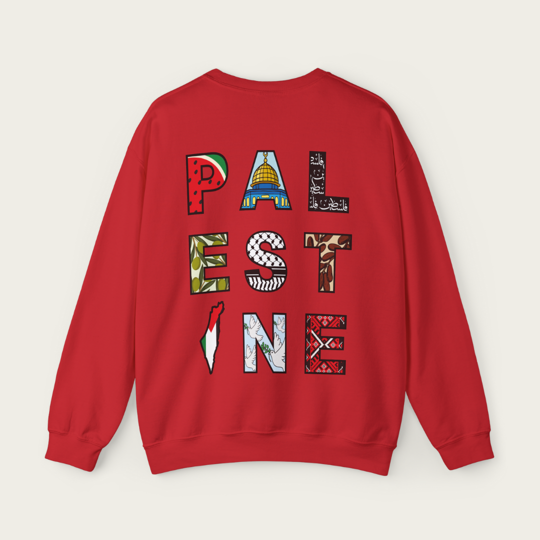 Palestine Letters Crewneck