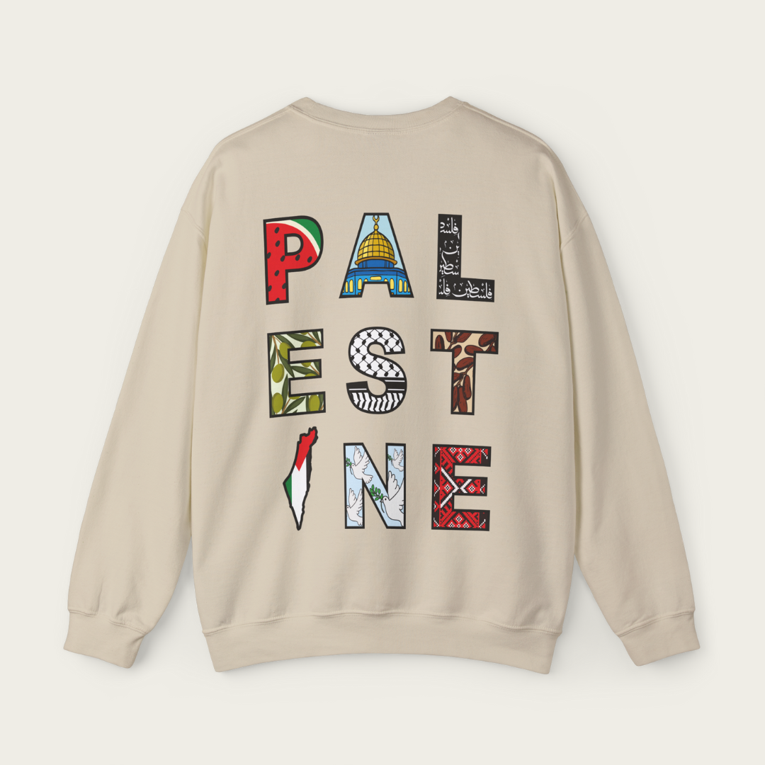 Palestine Letters Crewneck