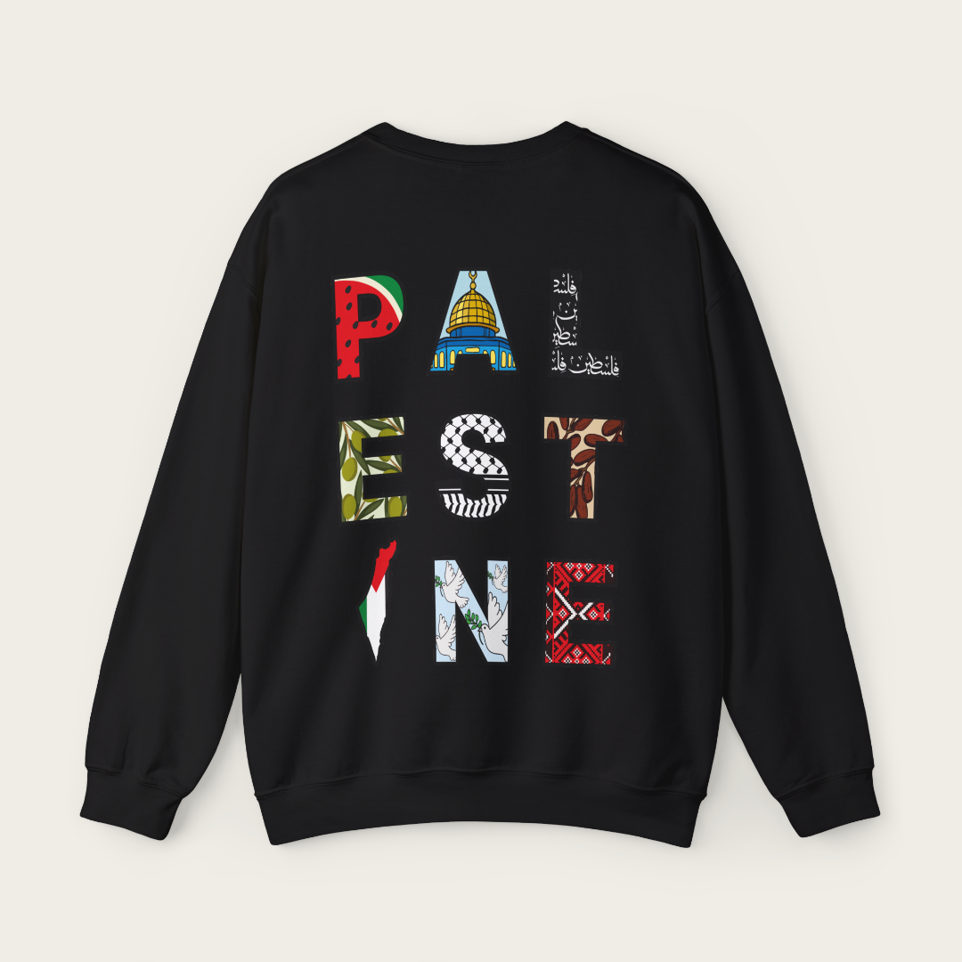 Palestine Letters Crewneck
