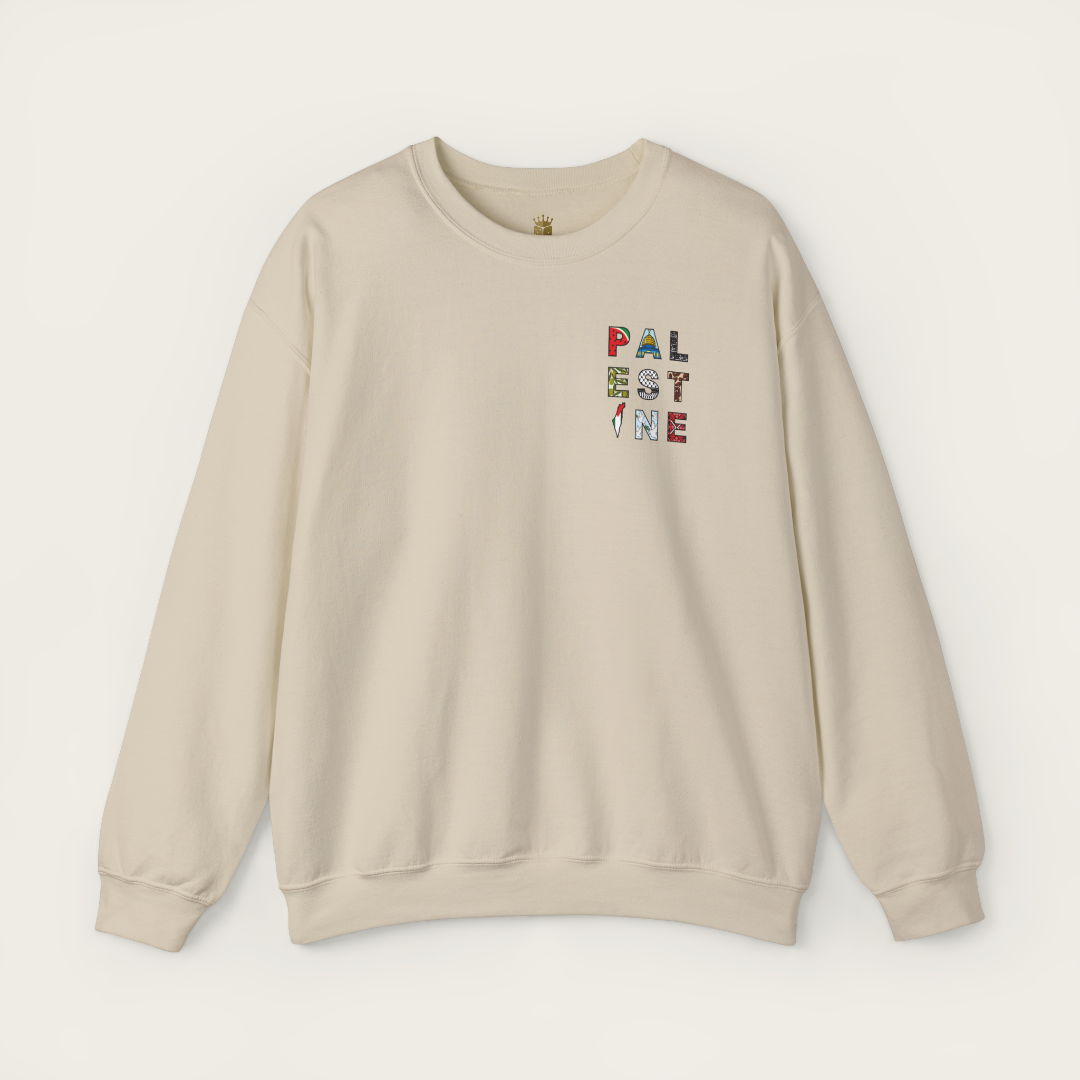 Palestine Letters Crewneck