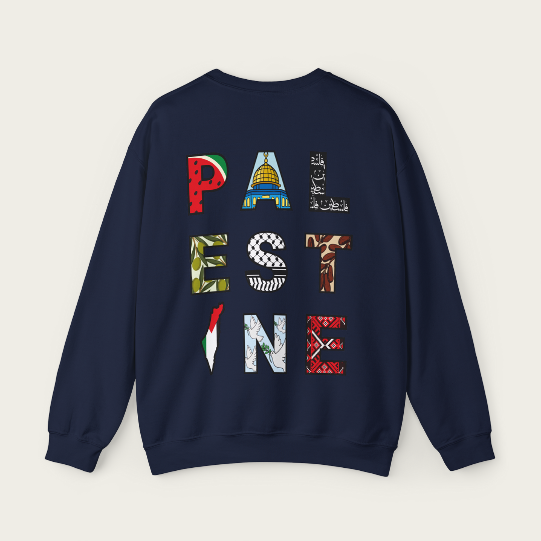 Palestine Letters Crewneck