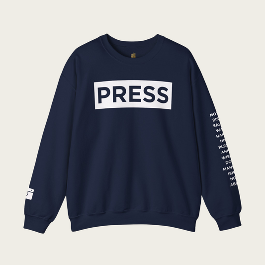 Gaza Press Crewneck