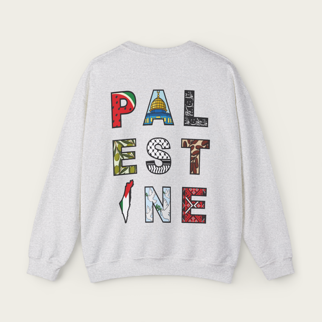 Palestine Letters Crewneck