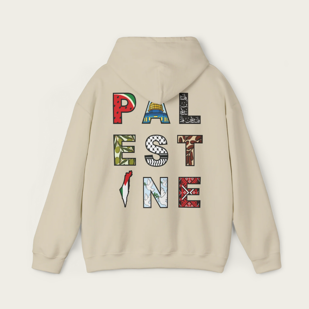 Palestine Letters Hoodie