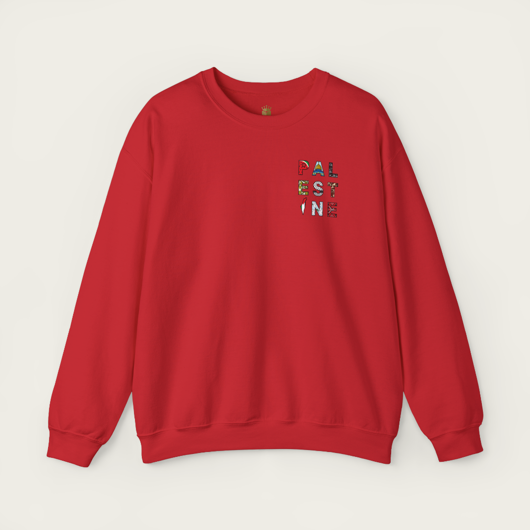 Palestine Letters Crewneck
