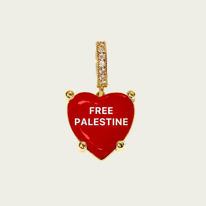 Free Palestine Sweethearts Necklace