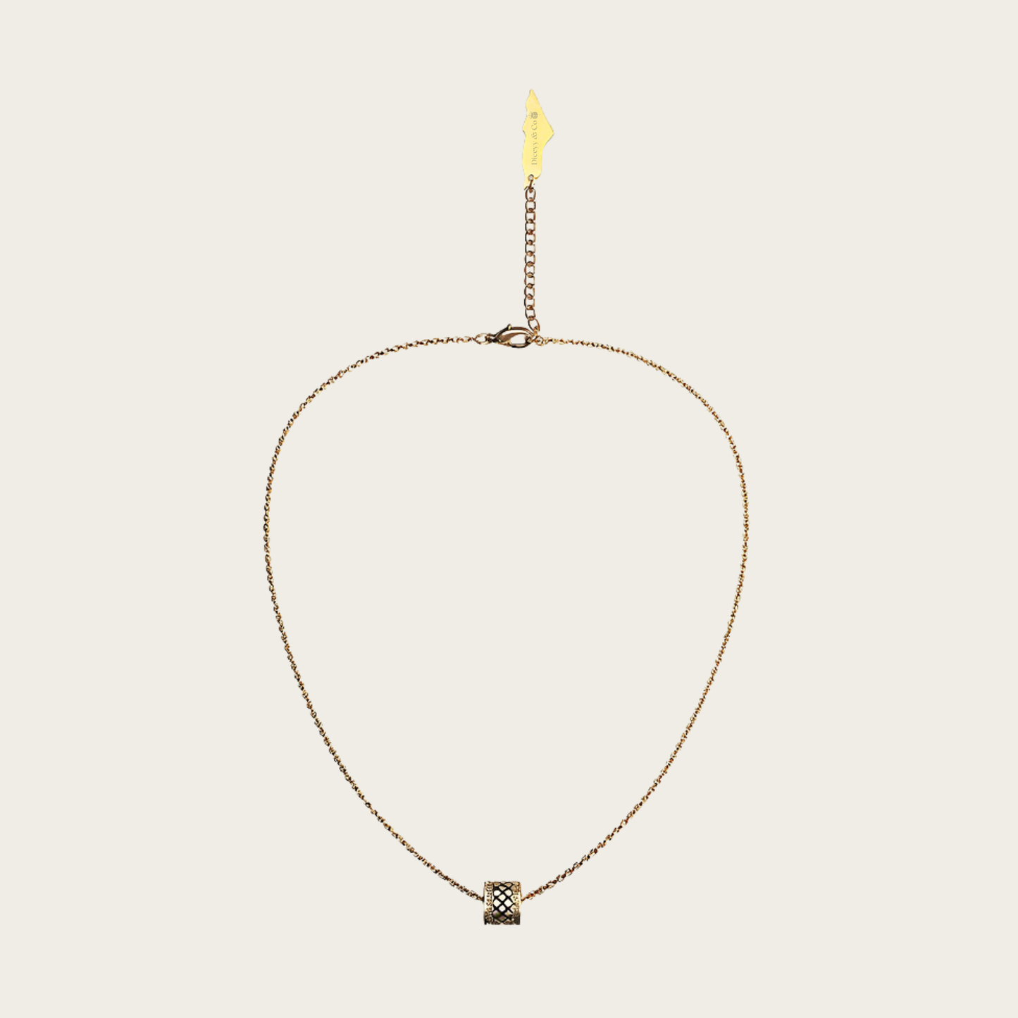 Kuffiyeh Rhinestone Necklace