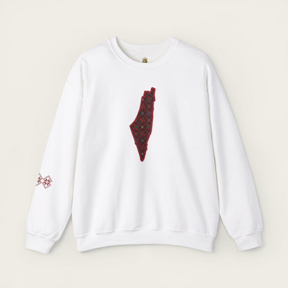 Palestine Tatreez Crewneck