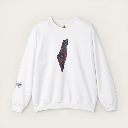 Palestine Tatreez Crewneck