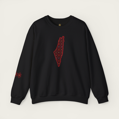 Palestine Tatreez Crewneck